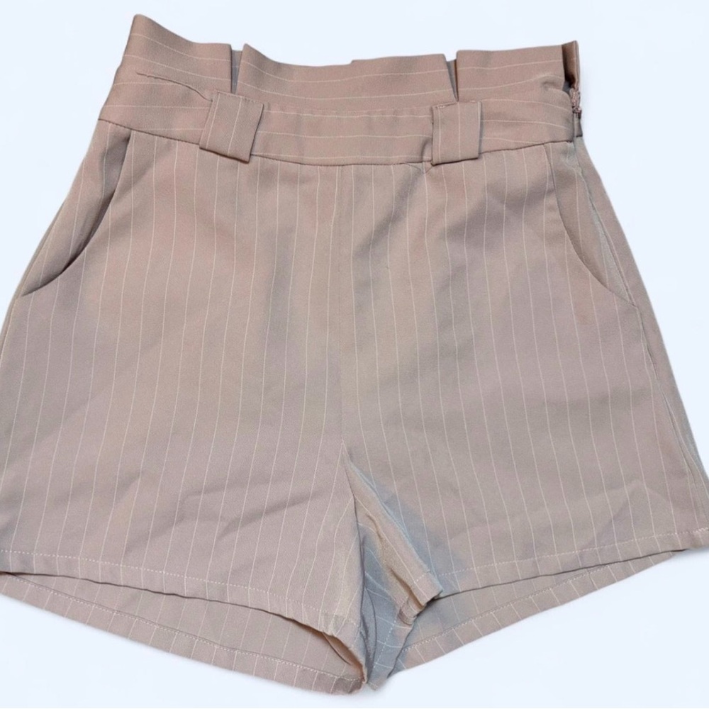 High-Waisted Dusty Pink Shorts